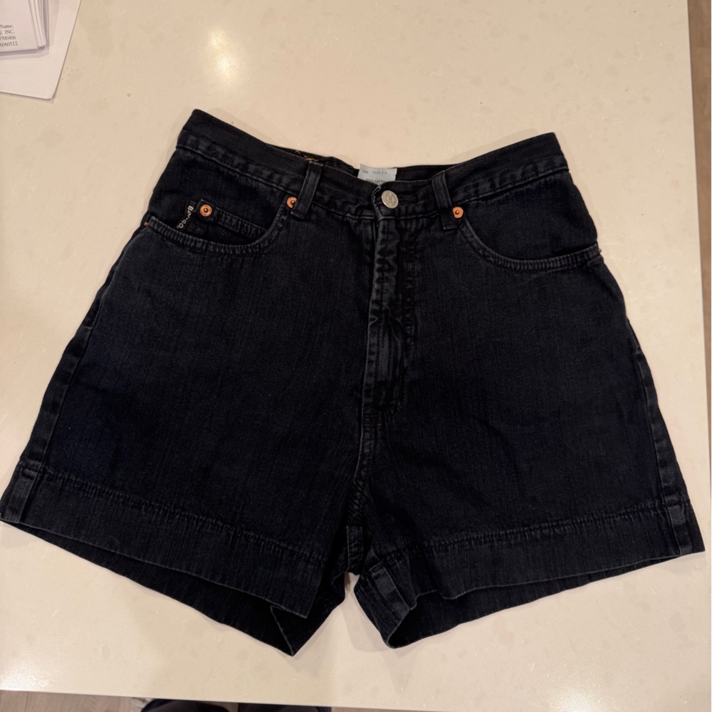 BONGO Women's black Denim Shorts